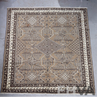 Large Hand Knotted Afghan Thick Soft Wool Main Carpet