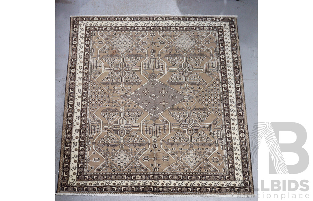 Large Hand Knotted Afghan Thick Soft Wool Main Carpet
