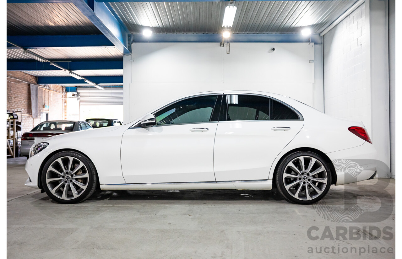 07/2017 Mercedes-Benz C250 (RWD) 205 MY17 4d Sedan Polar White Turbo 2.0L