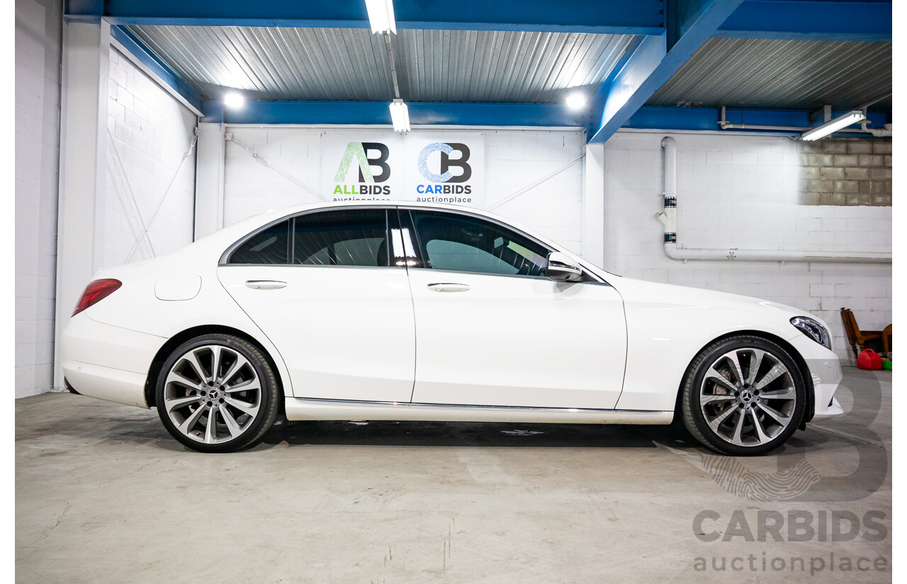 07/2017 Mercedes-Benz C250 (RWD) 205 MY17 4d Sedan Polar White Turbo 2.0L