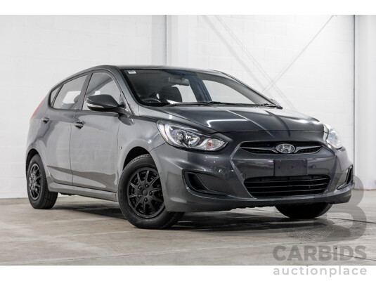 1/2012 Hyundai Accent Active RB 5d Hatchback Carbon Grey Metallic 1.6L