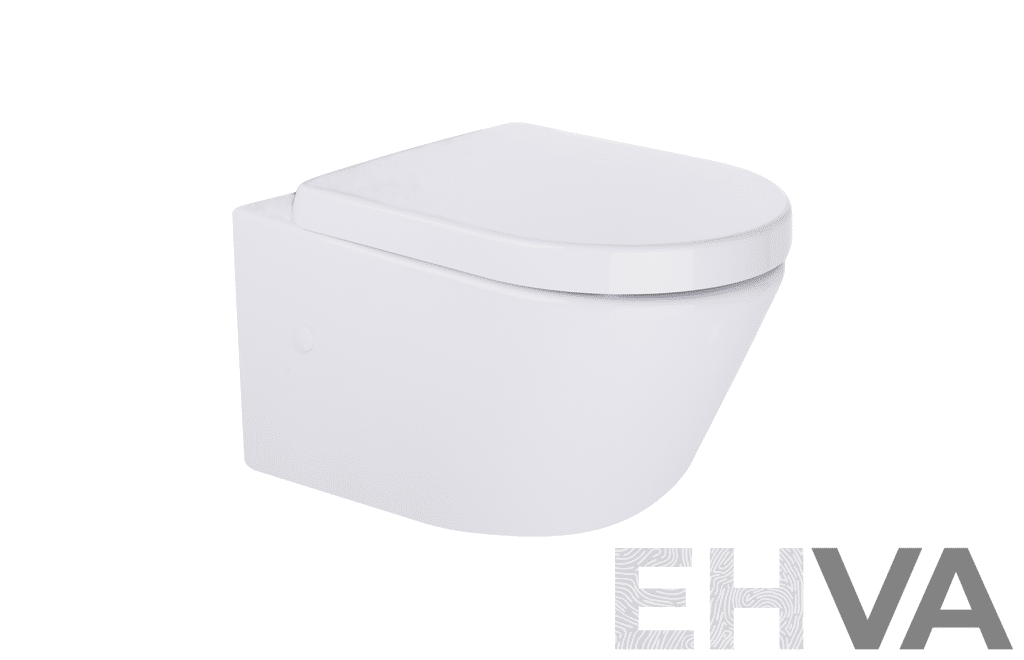 Verotti Vivo Wall Hung Pan Thick Seat Rimless Toilet White & Black - Lot of 9 - Total ORP $4,275.00