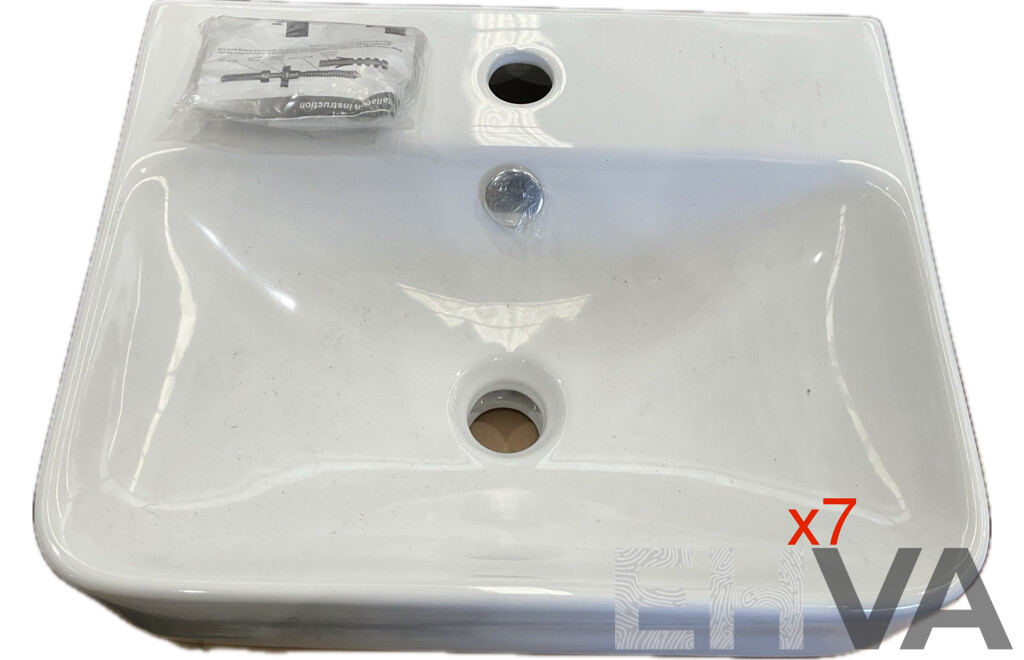 WETDESIGN LUCI LU44 Small Wall Basin - Lot of 7