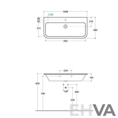 GLOBO SSN15.BI Lavabo Stone Basin - Lot of 3