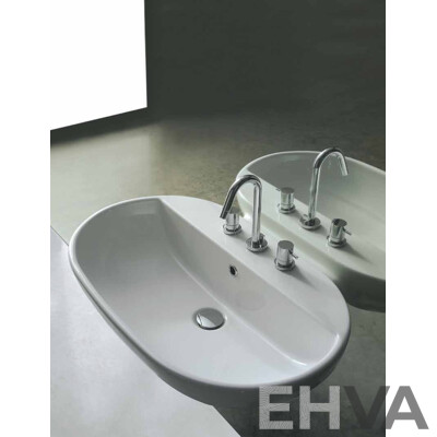 GLOBO SA027.BI Wash Basin 74x48cm - Lot of 3
