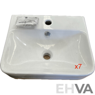 WETDESIGN LUCI LU44 Small Wall Basin - Lot of 7