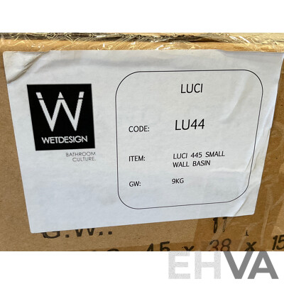 WETDESIGN LUCI LU44 Small Wall Basin - Lot of 7