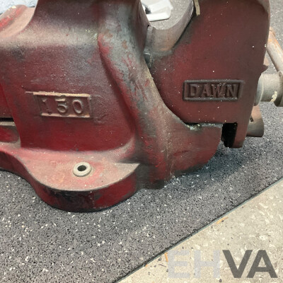 FERREX Electric Drill Press & Folding Crane & Vintage Dawn Vice & Battery Load Tester