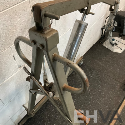 FERREX Electric Drill Press & Folding Crane & Vintage Dawn Vice & Battery Load Tester