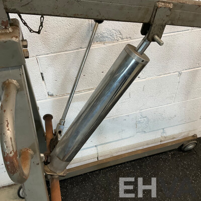 FERREX Electric Drill Press & Folding Crane & Vintage Dawn Vice & Battery Load Tester