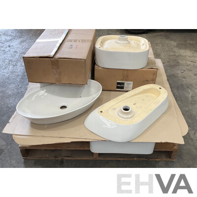 Assorted Display Basin - Lot of 10