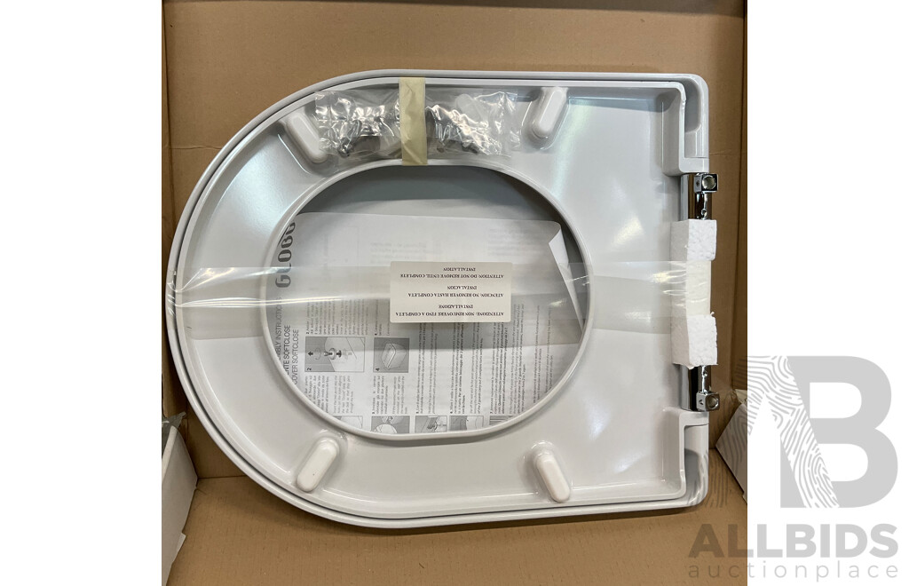 10x GLOBO Toilet (SAS03.BI,SA005.BI,SSSN2.BI) with 8 X Soft Close Seats