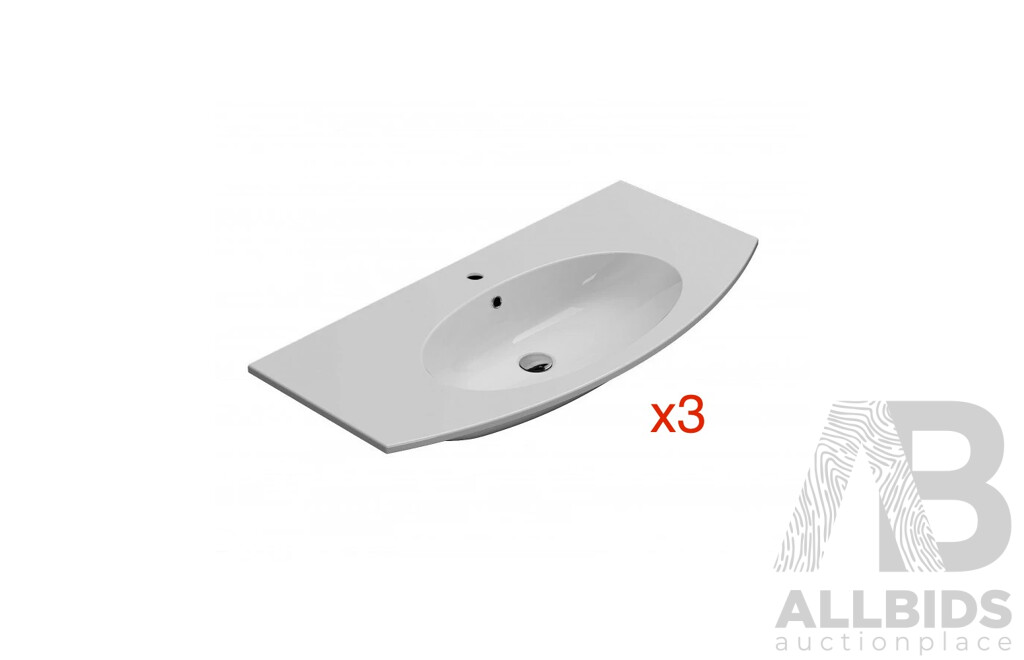 GLOBO Art MD100.BI Lavabo Wash-Basin  - Lot of 3