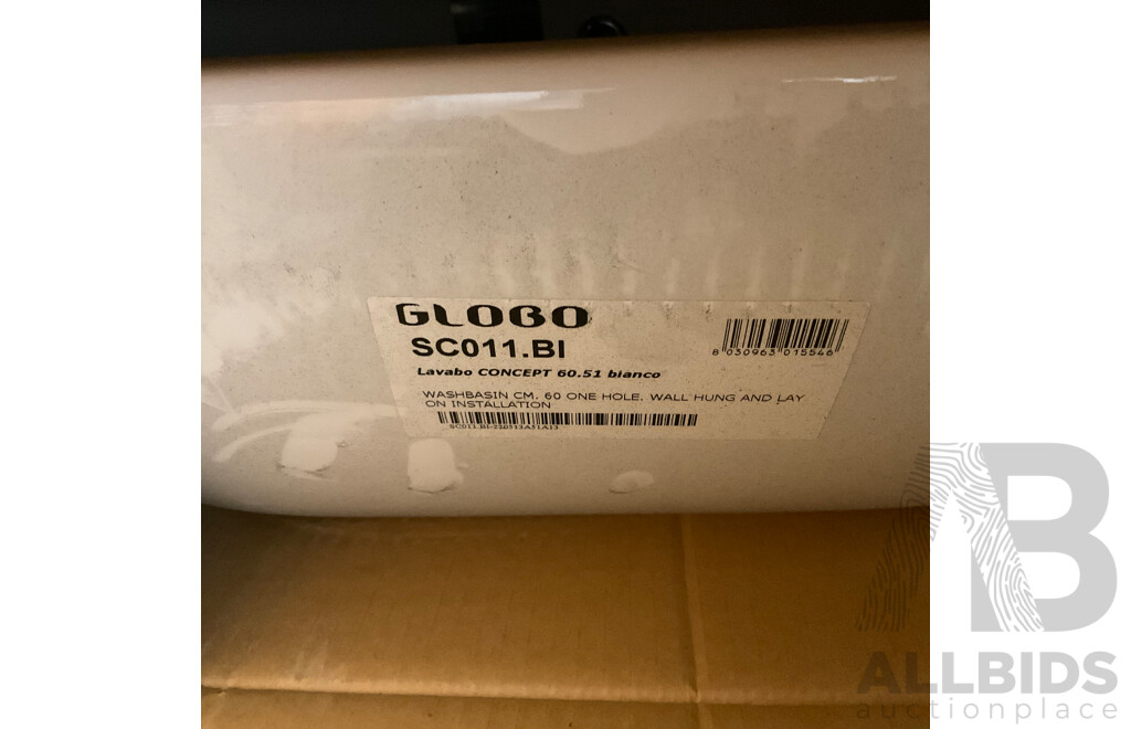 Assorted GLOBO Basin - LAT41.BI/SC011.BI/GE042.BI - Lot of 6
