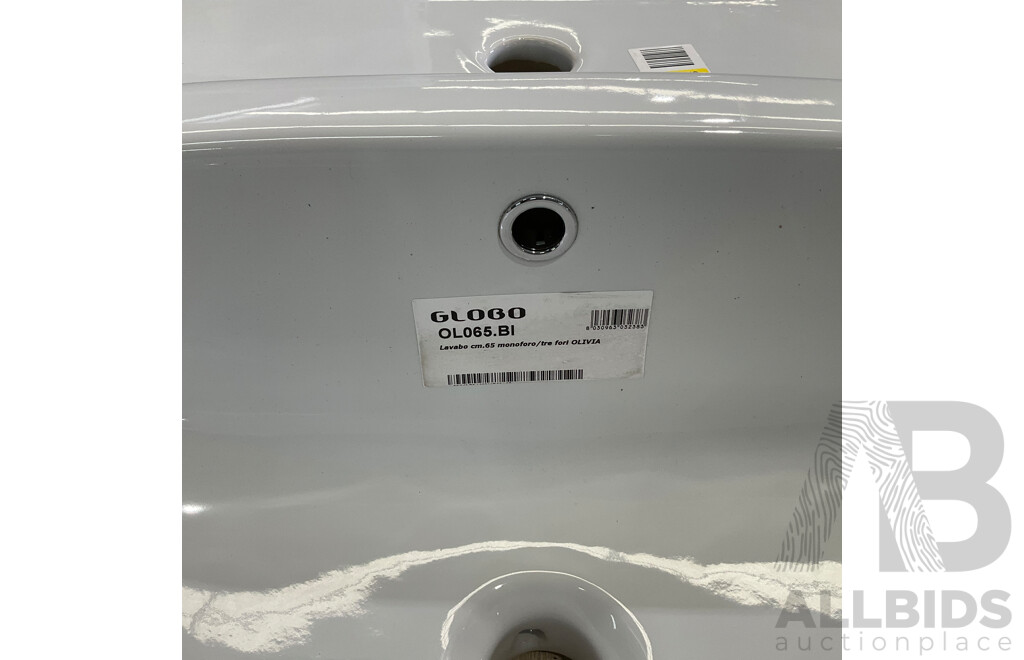 Assorted GLOBO Wash Basin - SC023.BI/SC022.BI/OL065.BI