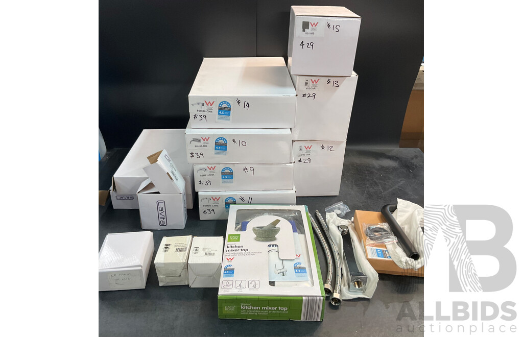 Assorted WaterMark Mixer & Pop Up Waste and Accessories