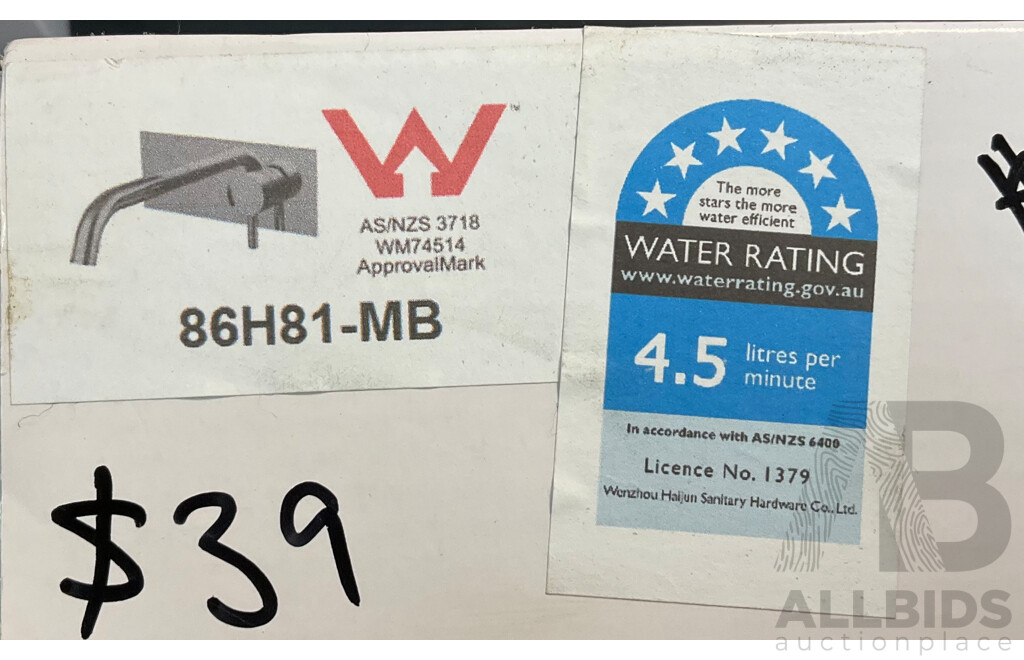 Assorted WaterMark Mixer & Pop Up Waste and Accessories