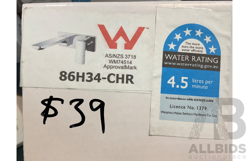 Assorted WaterMark Mixer & Pop Up Waste and Accessories