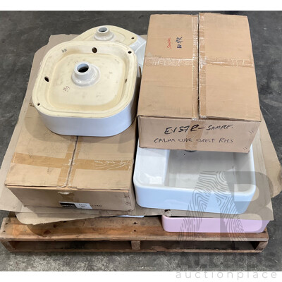 Assorted Display Basin - Lot of 10