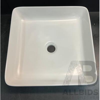 VEROTTI City Life CL40BMW Bench Basin - Matt White - ORP $369