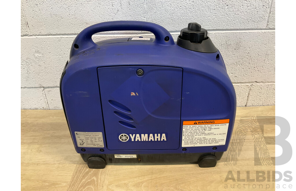 Yamaha EF1000iS Two Stroke Petrol Powered Inverter Generator