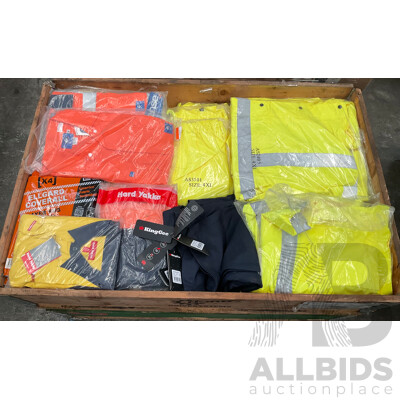 Pallet of Workwear - Hard Yakka, KingGee & WorkSense