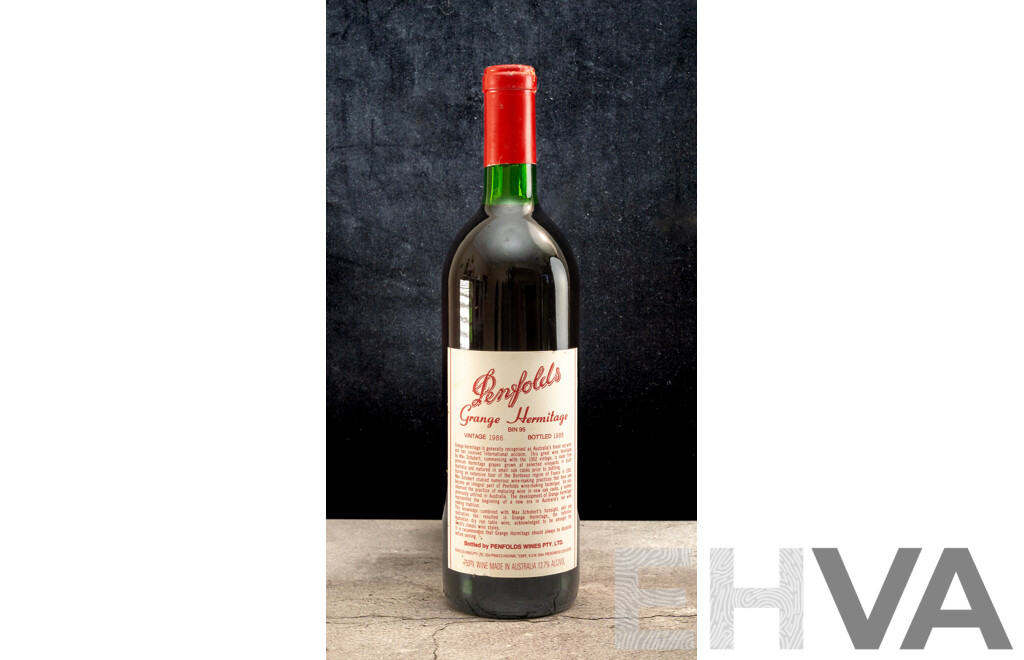 Penfolds Grange Hermitage Bin 94 Vintage 1986