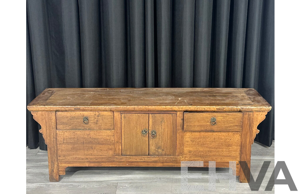 Chinese Walnut Alter Cabinet, Ex Humble House