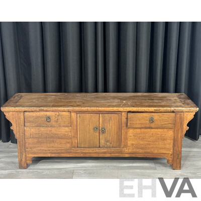 Chinese Walnut Alter Cabinet, Ex Humble House