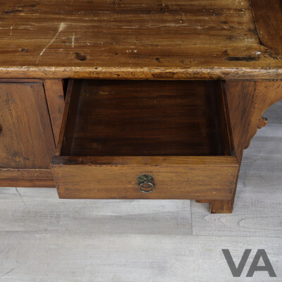 Chinese Walnut Alter Cabinet, Ex Humble House