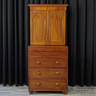 Victorian Cedar Post Masters Desk