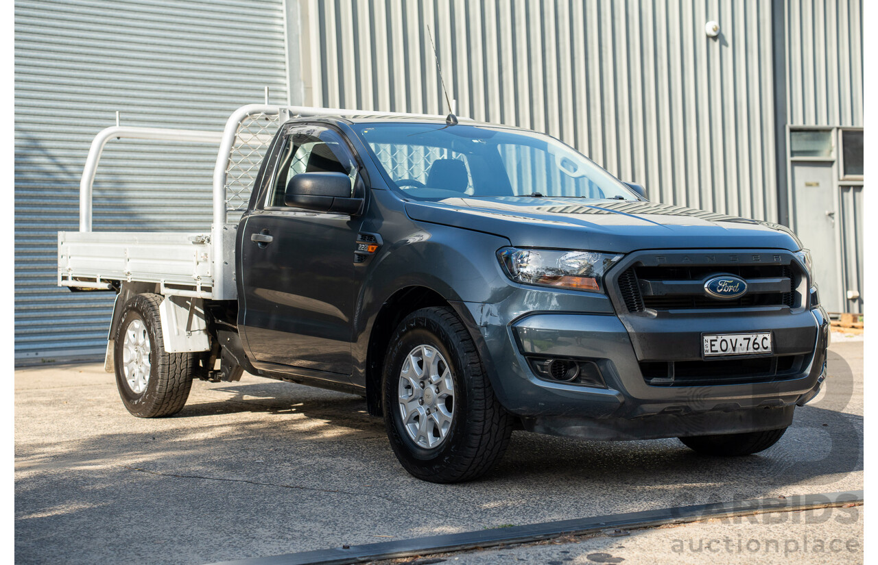 11/2015 Ford Ranger XL 2.2 (4x2) PX MKII C/Chas Metropolitan Grey Metallic Turbo Diesel 2.2L