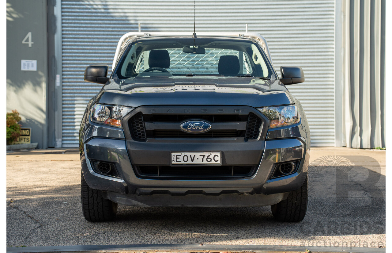 11/2015 Ford Ranger XL 2.2 (4x2) PX MKII C/Chas Metropolitan Grey Metallic Turbo Diesel 2.2L