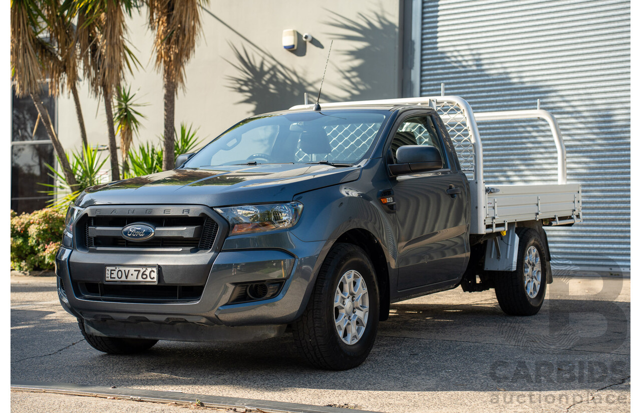 11/2015 Ford Ranger XL 2.2 (4x2) PX MKII C/Chas Metropolitan Grey Metallic Turbo Diesel 2.2L