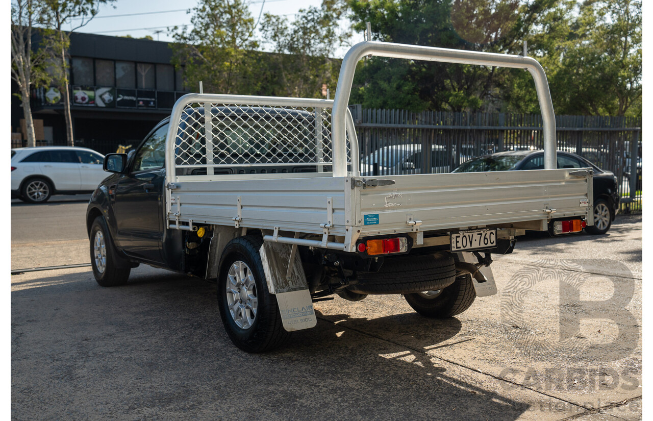 11/2015 Ford Ranger XL 2.2 (4x2) PX MKII C/Chas Metropolitan Grey Metallic Turbo Diesel 2.2L