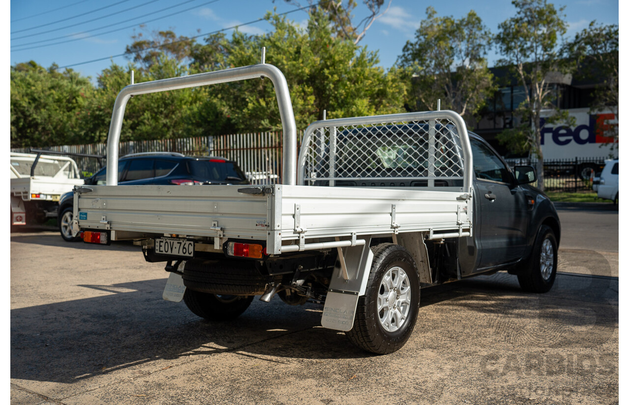 11/2015 Ford Ranger XL 2.2 (4x2) PX MKII C/Chas Metropolitan Grey Metallic Turbo Diesel 2.2L