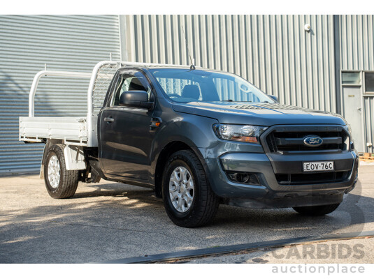 11/2015 Ford Ranger XL 2.2 (4x2) PX MKII C/Chas Metropolitan Grey Metallic Turbo Diesel 2.2L