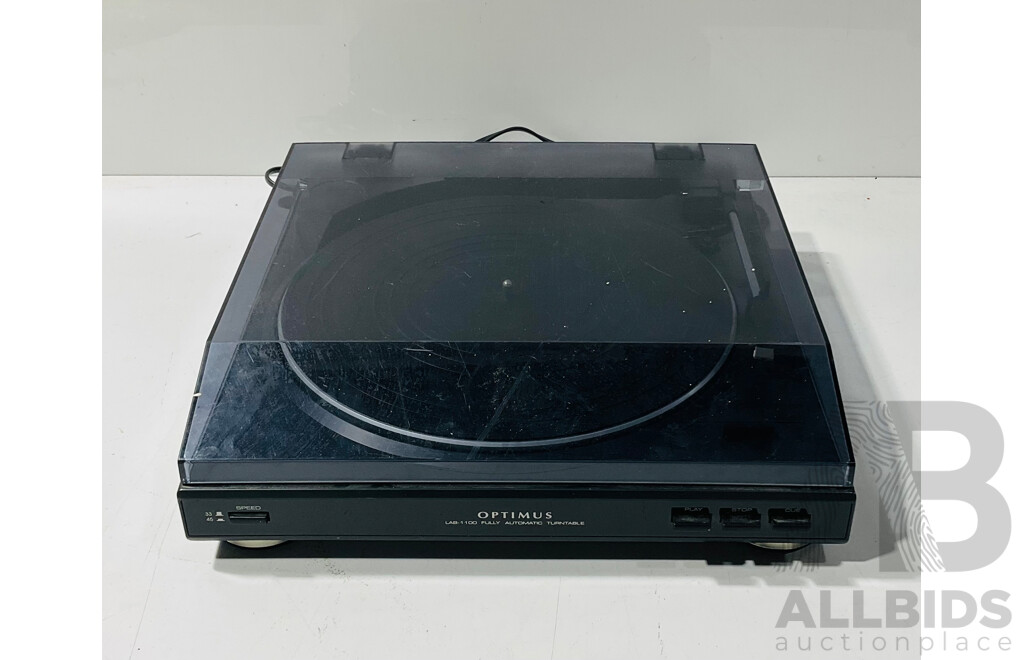 Retro Optimus Lab 1100 Fully Automatic Turntable