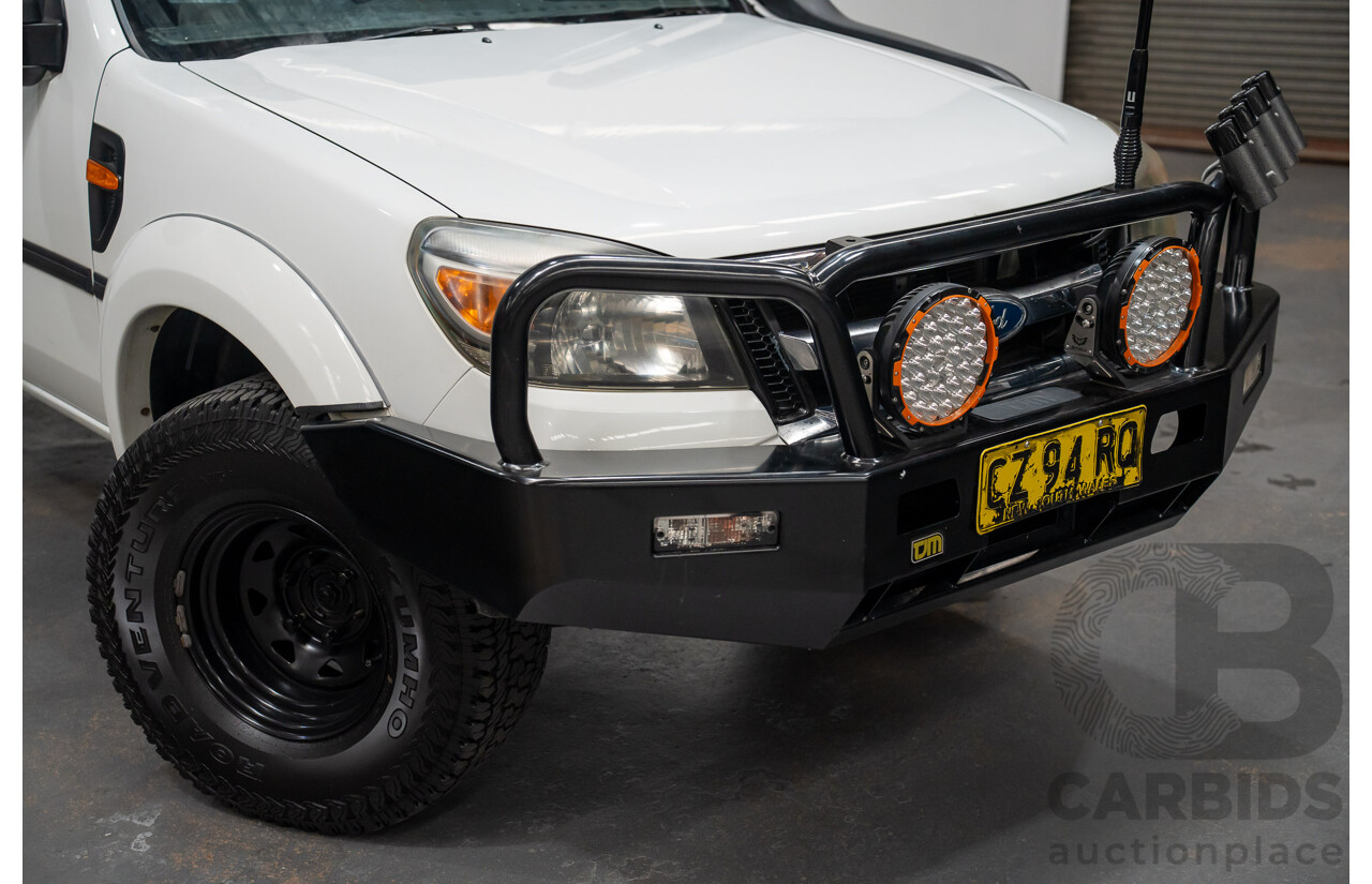 11/2009 Ford Ranger XLT (4x4) PK Super Cab P/Up White 3.0L