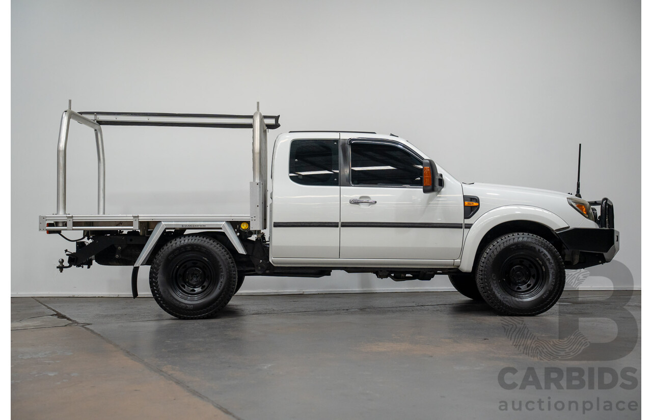 11/2009 Ford Ranger XLT (4x4) PK Super Cab P/Up White 3.0L