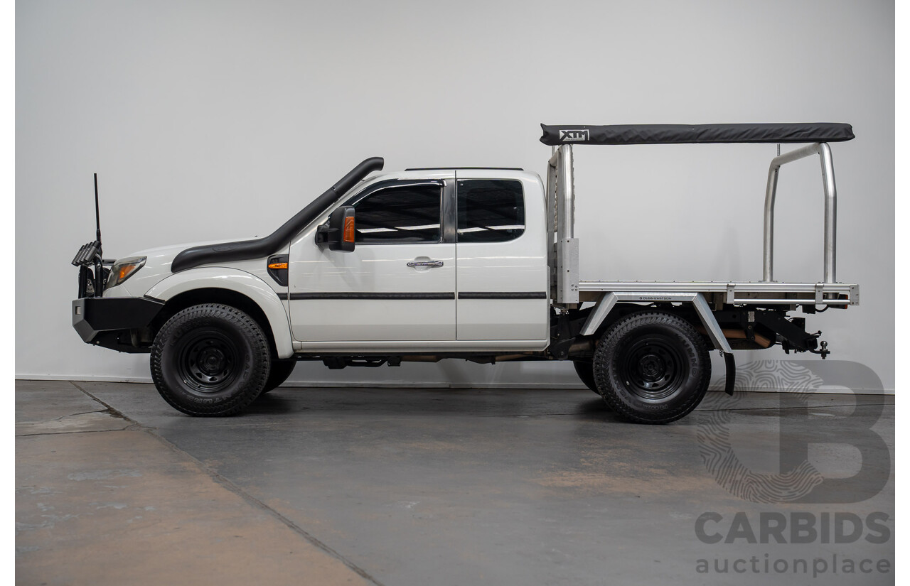 11/2009 Ford Ranger XLT (4x4) PK Super Cab P/Up White 3.0L