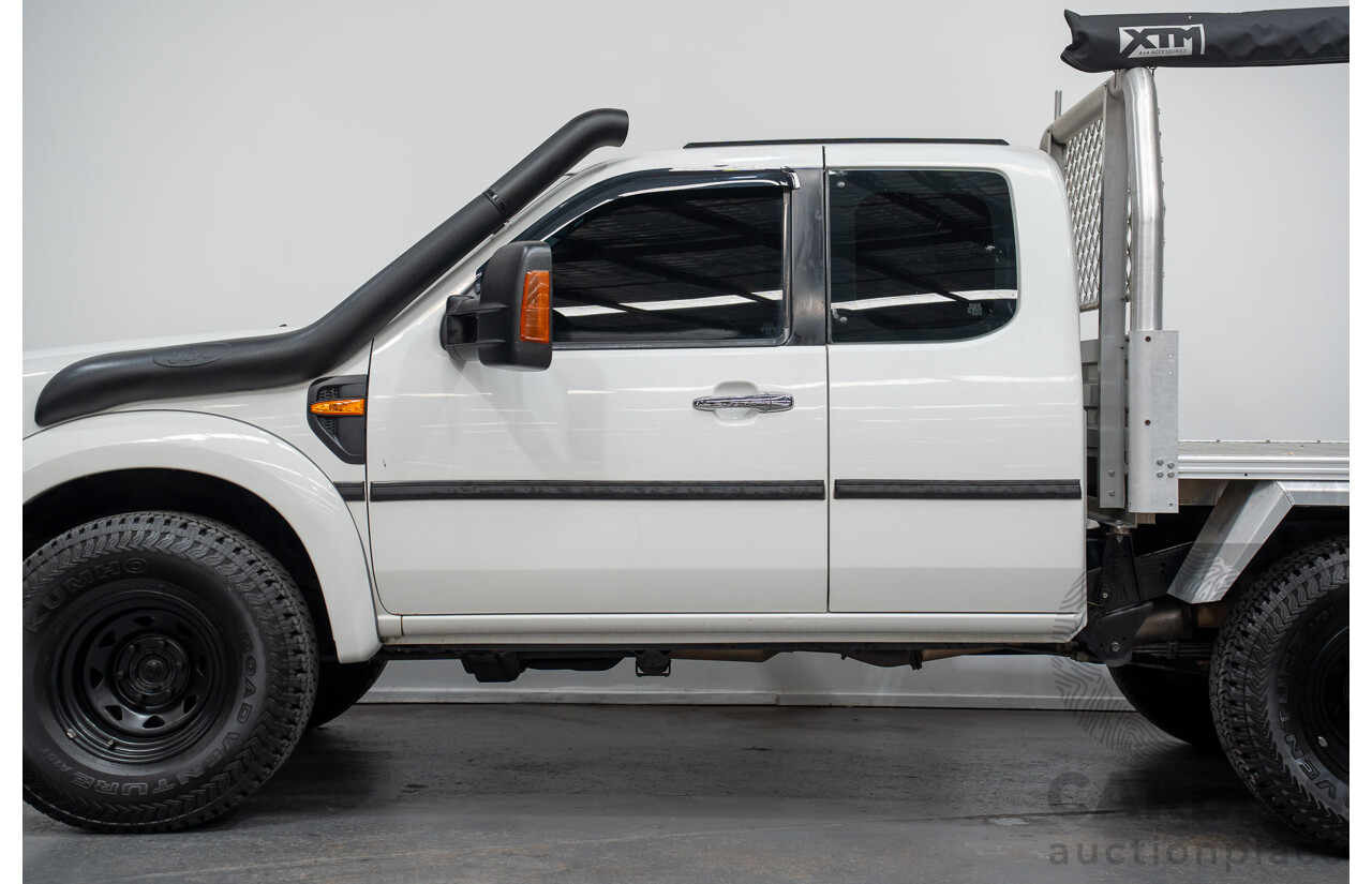 11/2009 Ford Ranger XLT (4x4) PK Super Cab P/Up White 3.0L