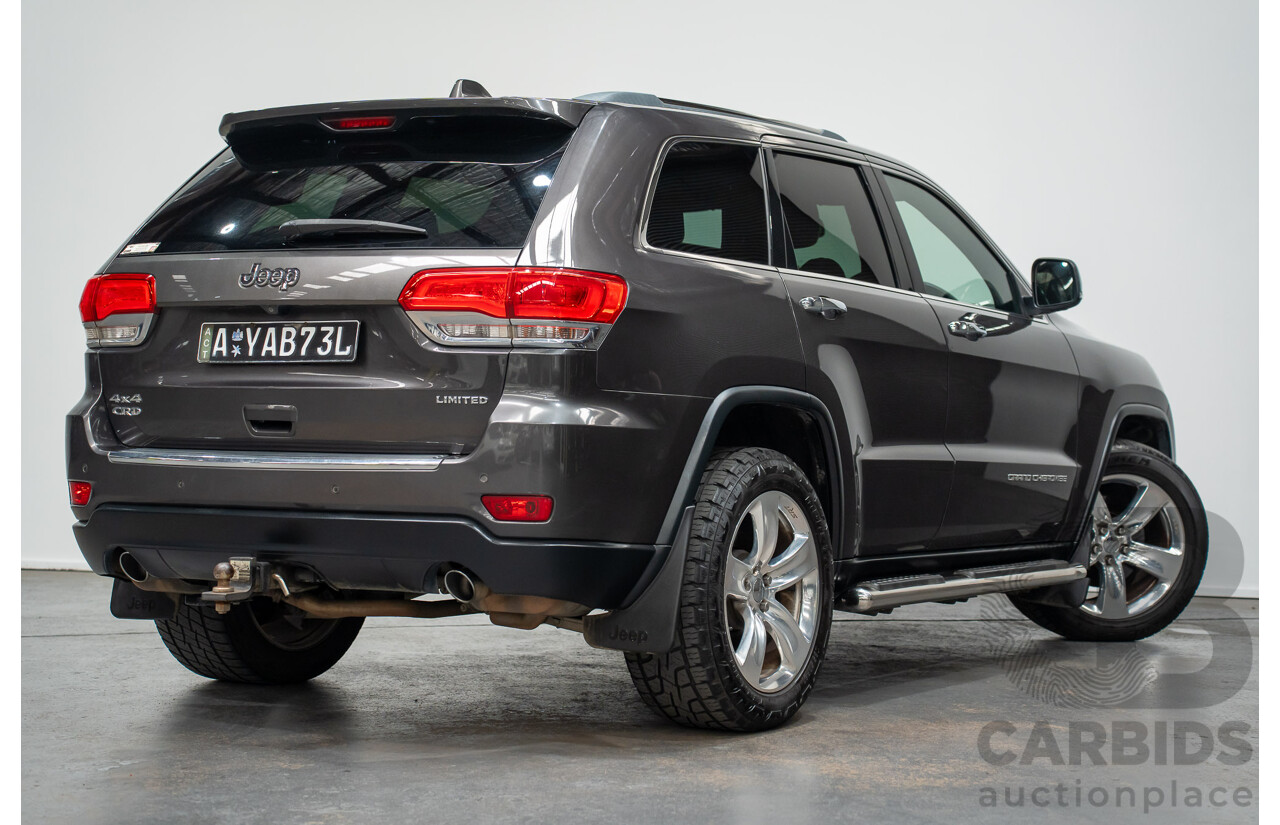 8/2013 Jeep Grand Cherokee Limited (4x4) WK MY13 4d Wagon Grey 3.0L