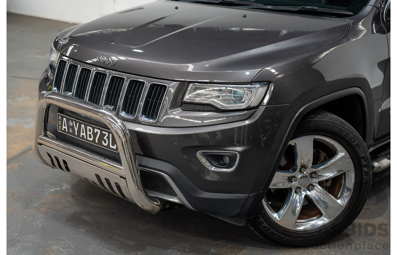 8/2013 Jeep Grand Cherokee Limited (4x4) WK MY13 4d Wagon Grey 3.0L