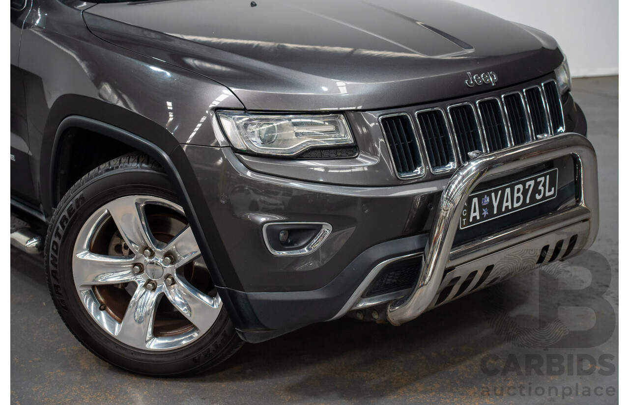 8/2013 Jeep Grand Cherokee Limited (4x4) WK MY13 4d Wagon Grey 3.0L