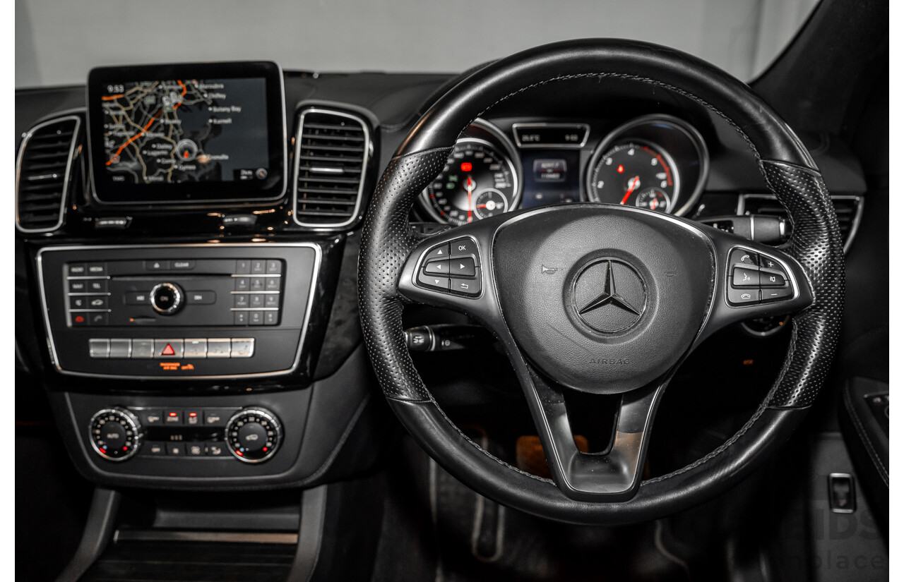 08/2016 Mercedes-Benz GLE 350d 4MATIC (AWD) 166 MY17 4D Wagon Obsidian Black Metallic Turbo Diesel V6 3.0L