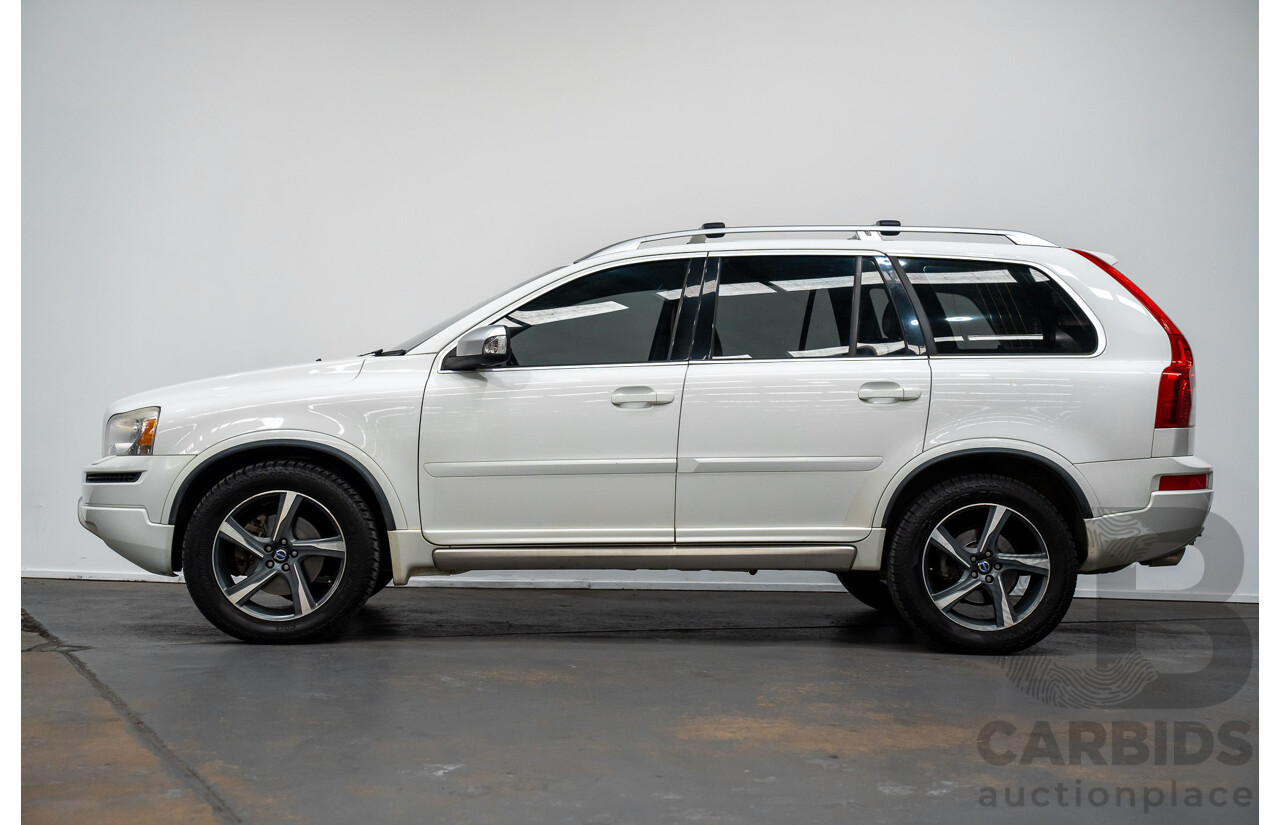 7/2014 Volvo XC90 D5 R-Design (AWD) MY14 4d Wagon White Turbo Diesel 2.4L -7 Seats