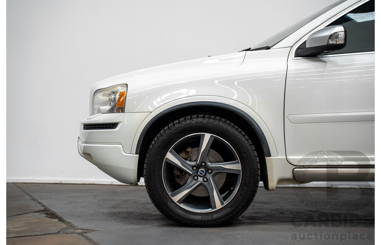 7/2014 Volvo XC90 D5 R-Design (AWD) MY14 4d Wagon White Turbo Diesel 2.4L -7 Seats