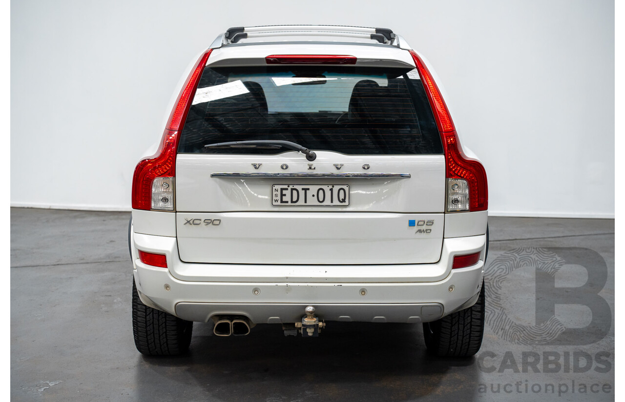 7/2014 Volvo XC90 D5 R-Design (AWD) MY14 4d Wagon White Turbo Diesel 2.4L -7 Seats