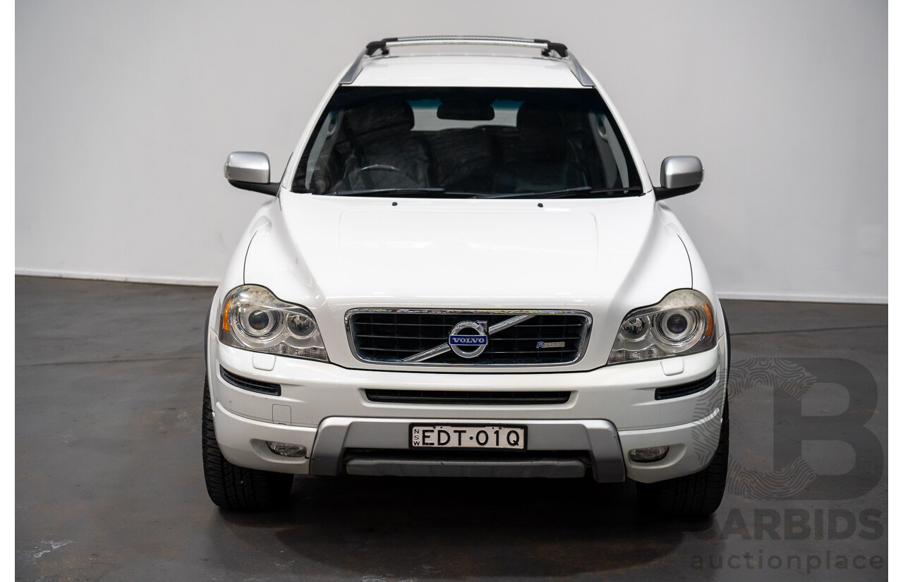 7/2014 Volvo XC90 D5 R-Design (AWD) MY14 4d Wagon White Turbo Diesel 2.4L -7 Seats